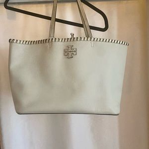 Tory Burch white summer bag
